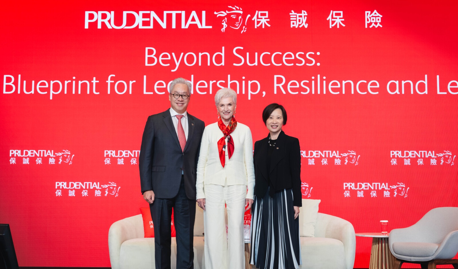 Maye Musk addresses 1,000 attendees at Prudential Leadership Forum