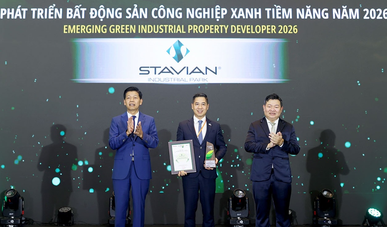 Stavian IP recognised as 'Emerging Green Industrial Property Developers' at Green Future Awards 2026