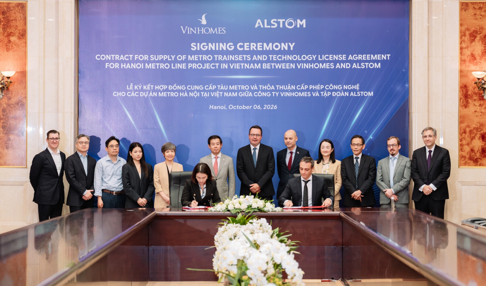 Vingroup partners with Alstom to build Hanoi urban rail network