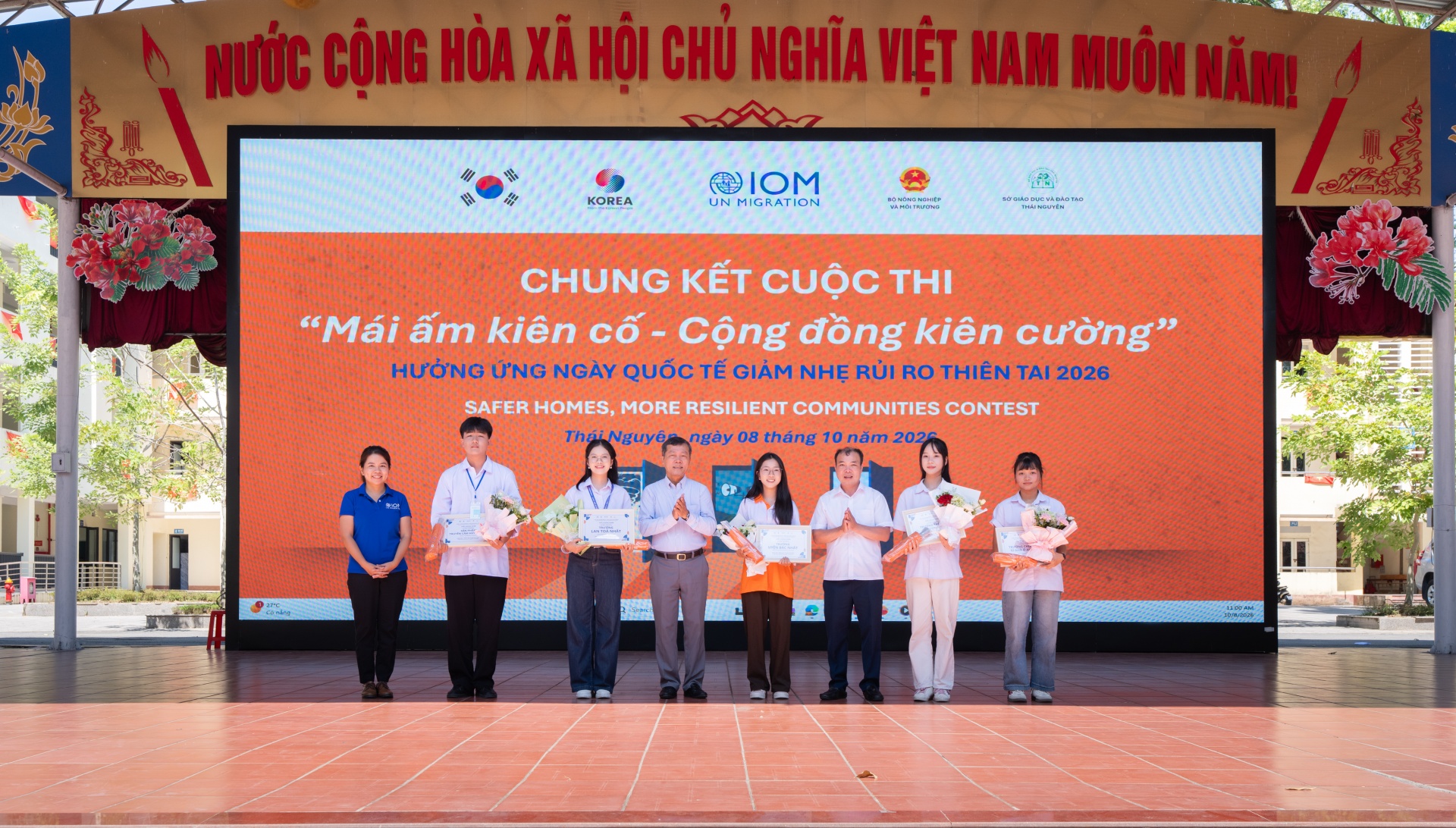 Disaster preparedness contest engages 8,000 students in Thai Nguyen