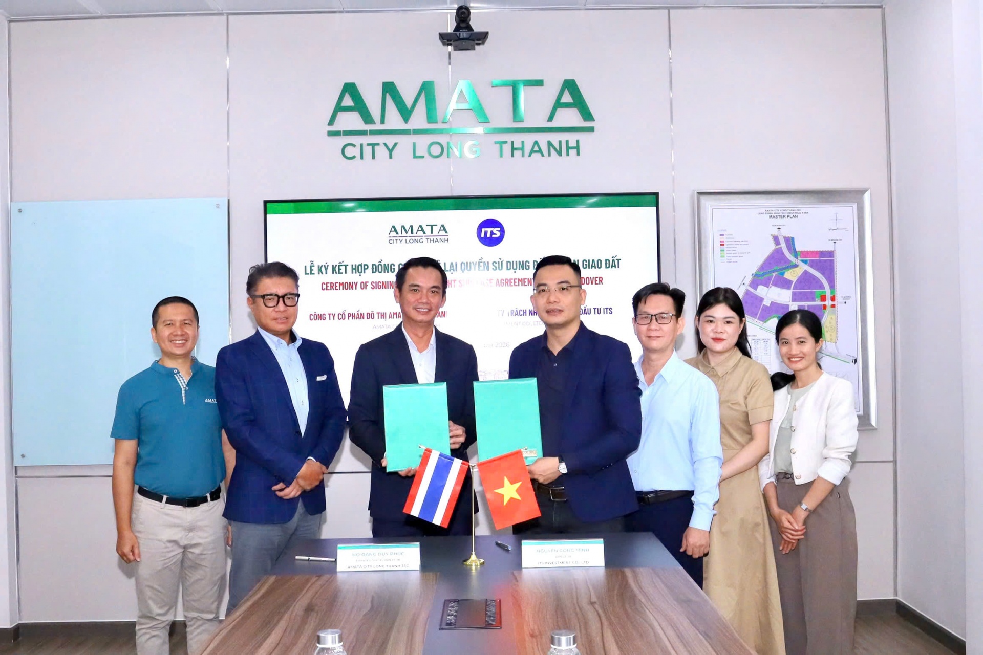 Amata City Long Thanh signs manufacturing deal with ITS Investment