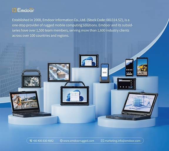 Emdoor Information expands industrial rugged mobile computing hardware