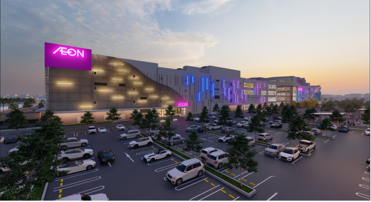 Exterior rendering of AEON MALL Thanh Hoa. Photo: AEON Vietnam