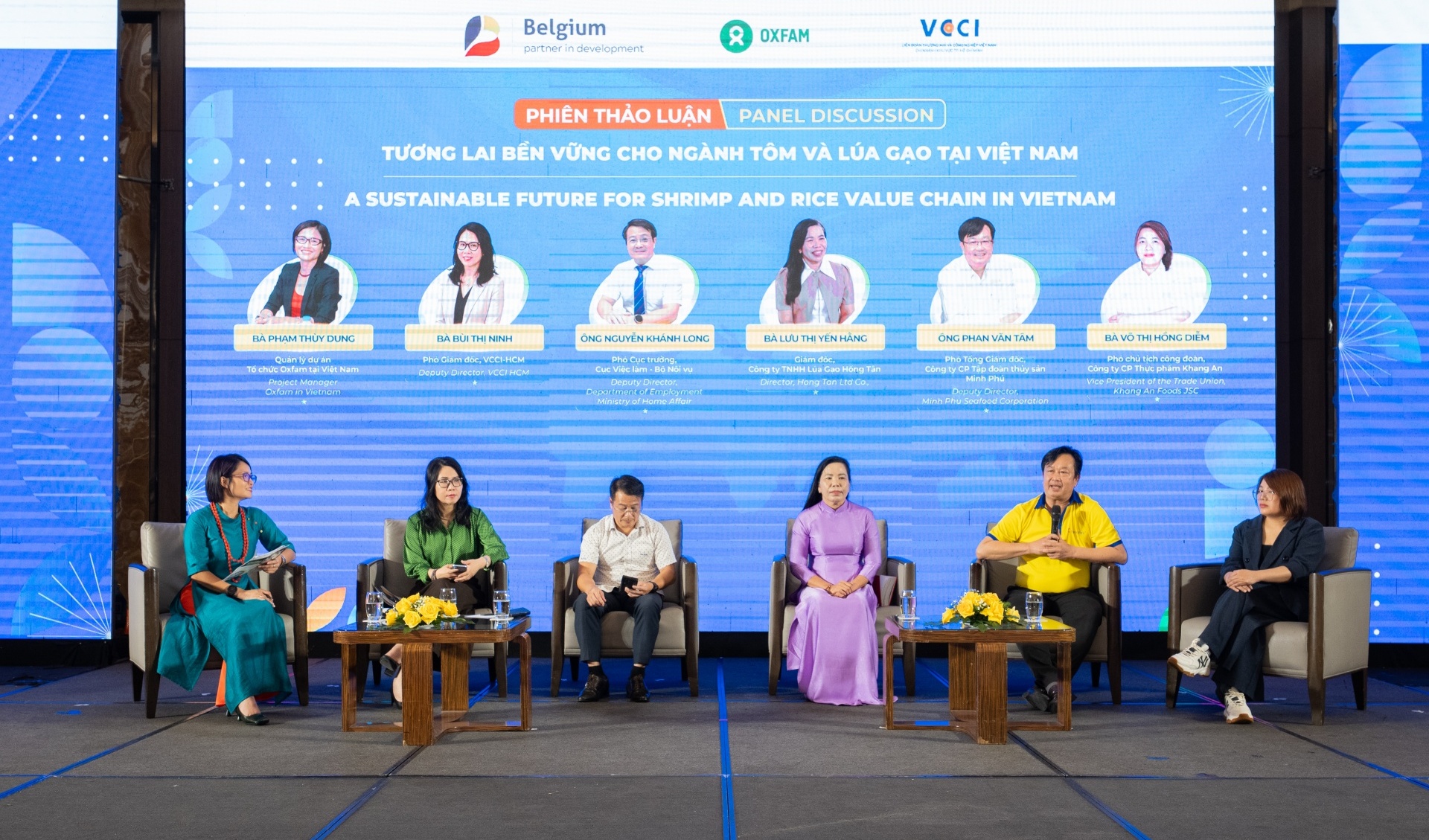 Project helps 100 shrimp and rice firms improve workplace standards