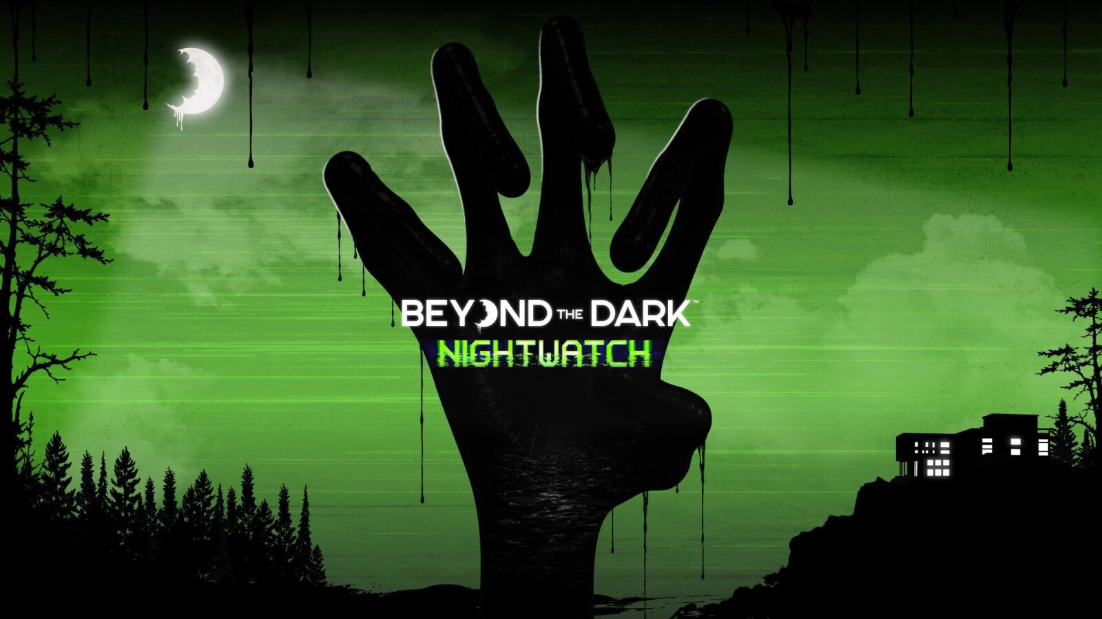 Beyond the Dark: Nightwatch key art featuring the horror game's title and characters