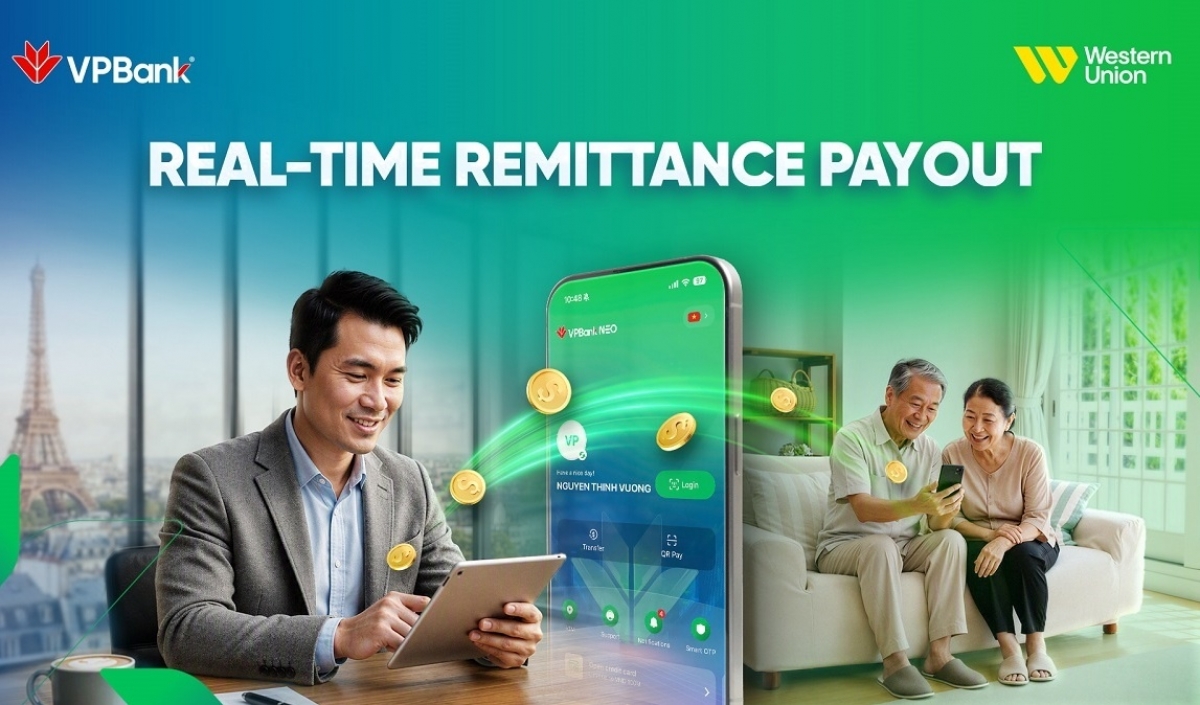 Union Buildng VPBank and Western Union enhance digital remittance experience
