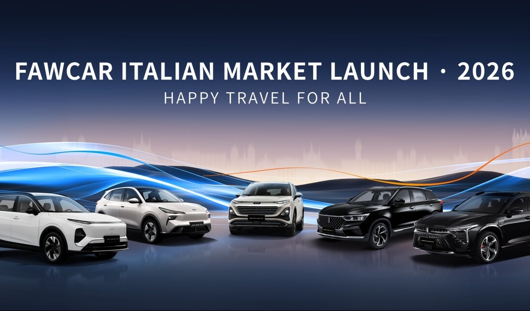 FAWCAR launches five SUV electric vehicle lineup in Milan