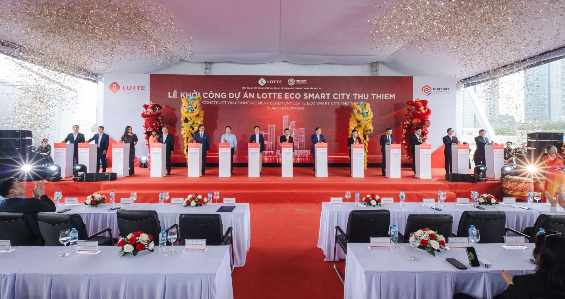 Lotte Eco Smart City Thu Thiem resumes construction after delays