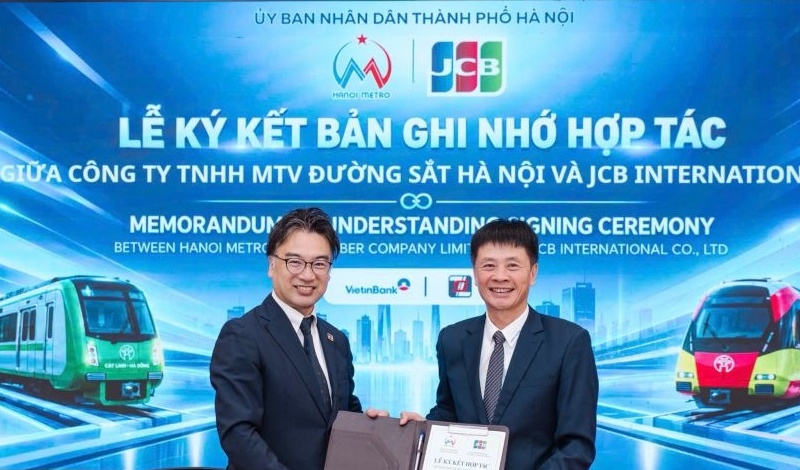 JCB partners with Hanoi Metro to introduce contactless payment