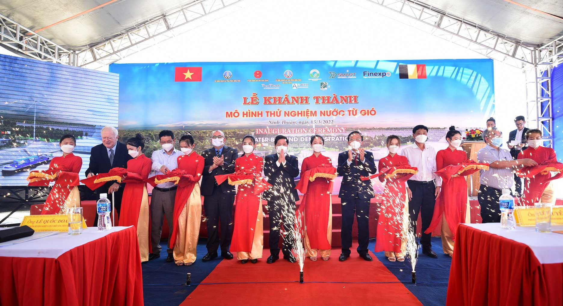 The inauguration took place on March 15 and welcomes representatives of MARD and Ninh Thuan province, Belgian Ambassador to Vietnam, SUL and other international organisations.