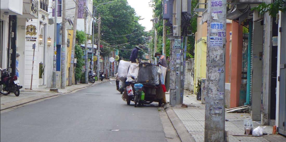 In Vietnam, large parts of the waste collection and segregation are carried out by informal workers