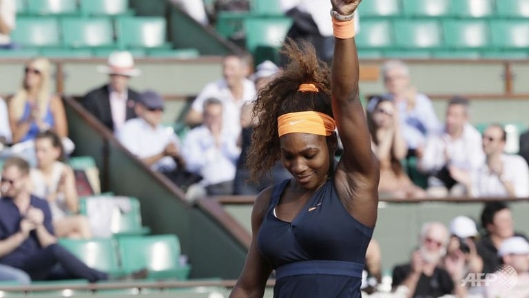 serena williams into french open final