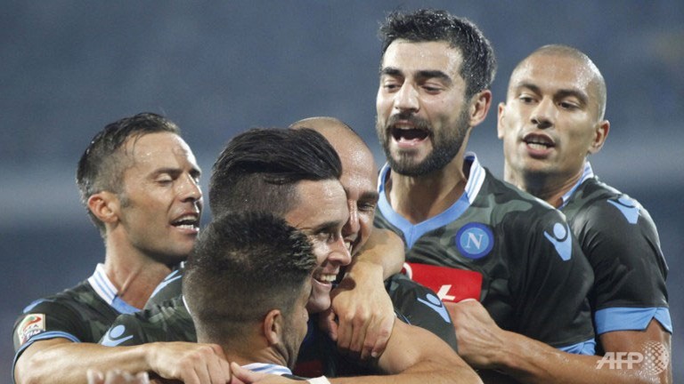 napoli tighten grip as inter juve draw