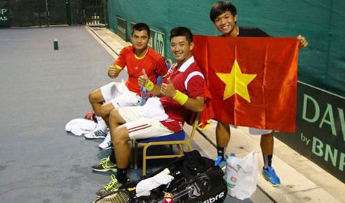 vietnam promoted at tennis davis cup