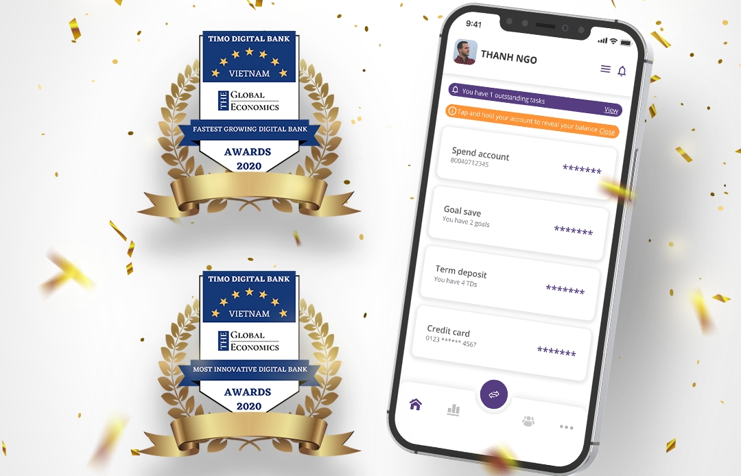 Timo wins Fastest Growing and Most Innovative Digital Banking awards