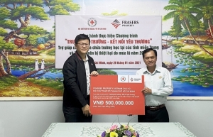 Frasers Property Vietnam raises $21,000 for children impacted by typhoons