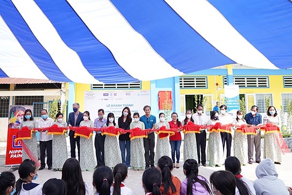 BASF and partners rebuild sixth school