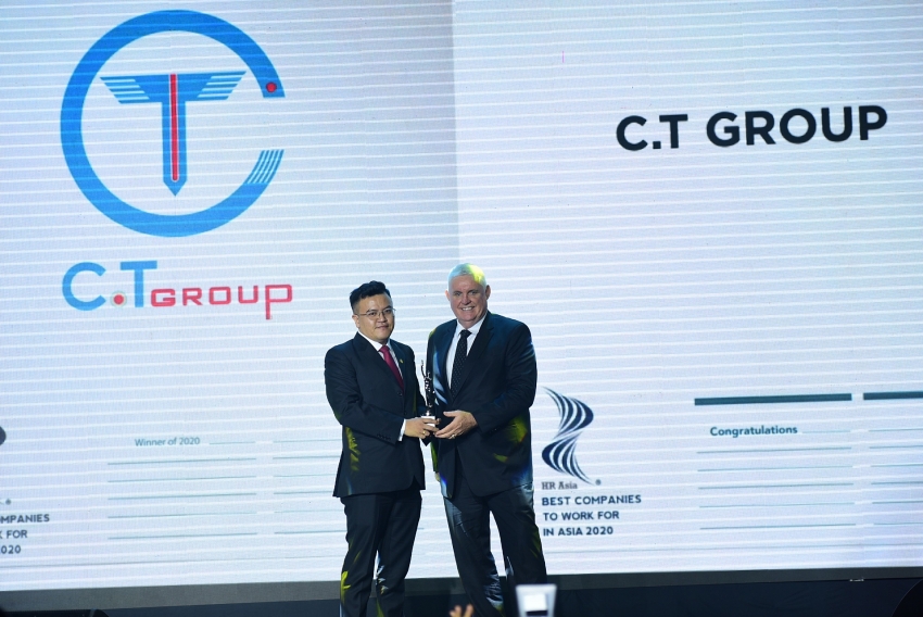 ct group receives best company to work for in asia award