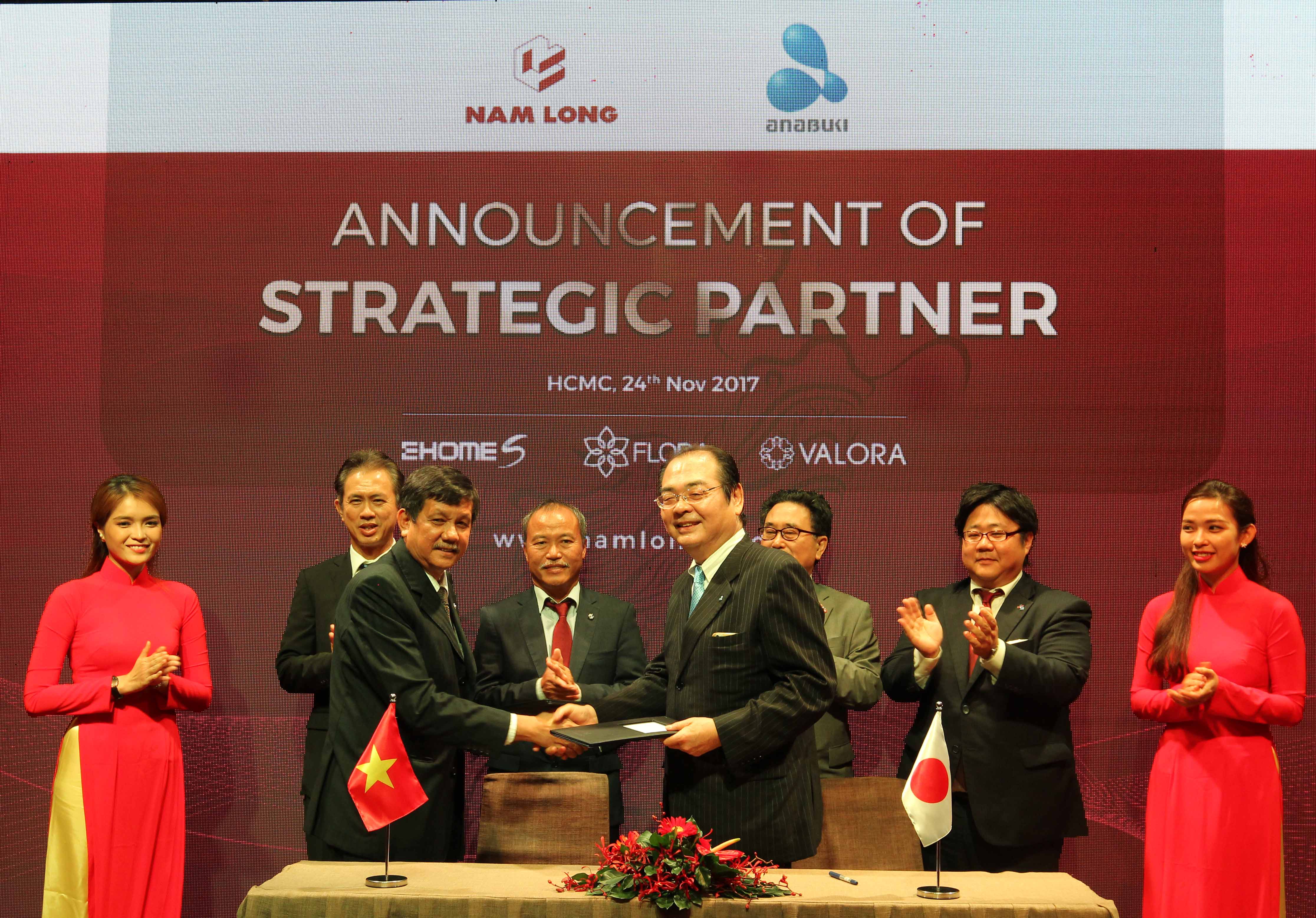 Nam Long signed strategic partnership with Japan's Anabuki Housing