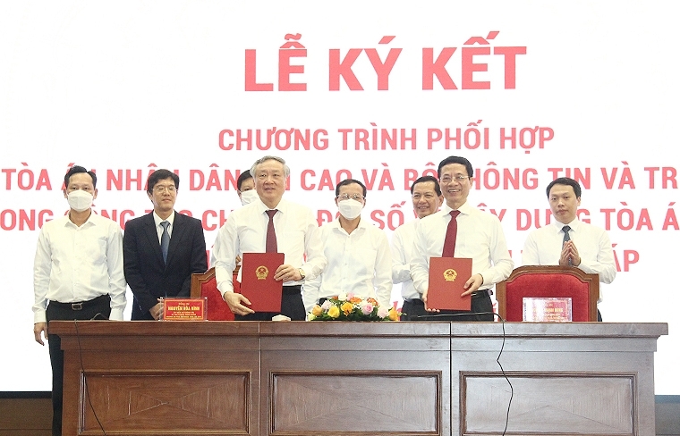MIC and Supreme People's Court cooperate on digital transformation