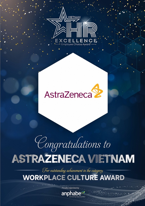 AstraZeneca Vietnam awarded for excellent leadership and human resources