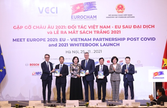 eurocham launches 13th whitebook at eu vietnam business to government conference