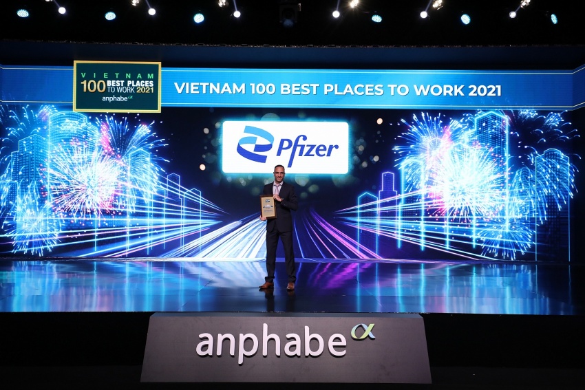 Pfizer Vietnam wins Top 100 Vietnam Best Places to Work in 2021
