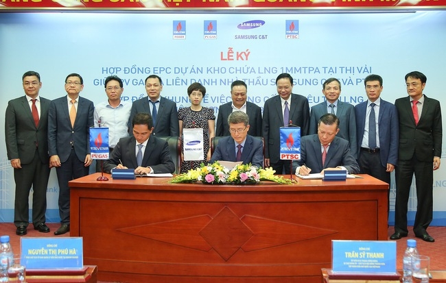 samsung ct and petrovietnam to implement thi vai lng storage