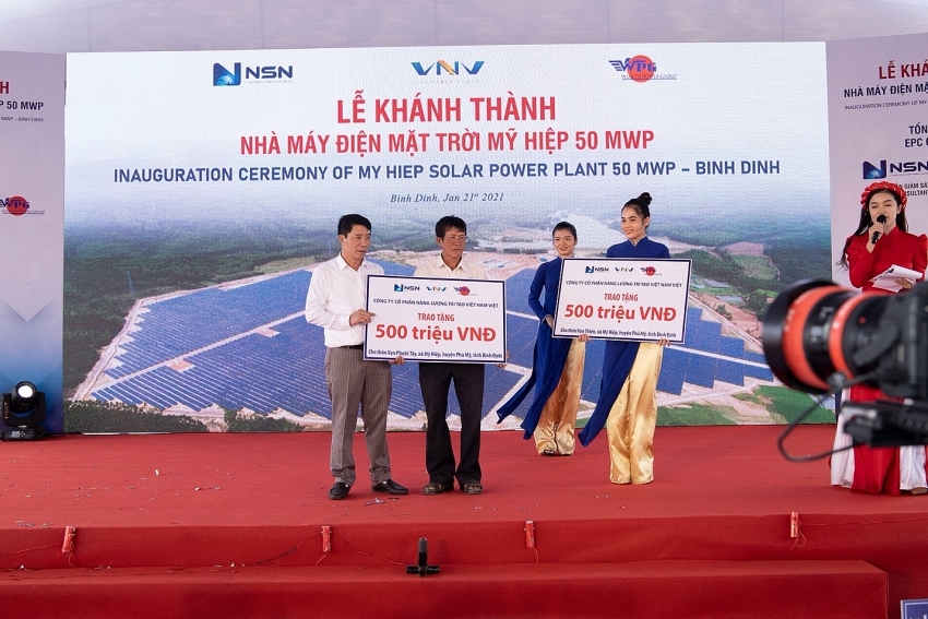 50mwp solar power plant inaugurated in binh dinh province