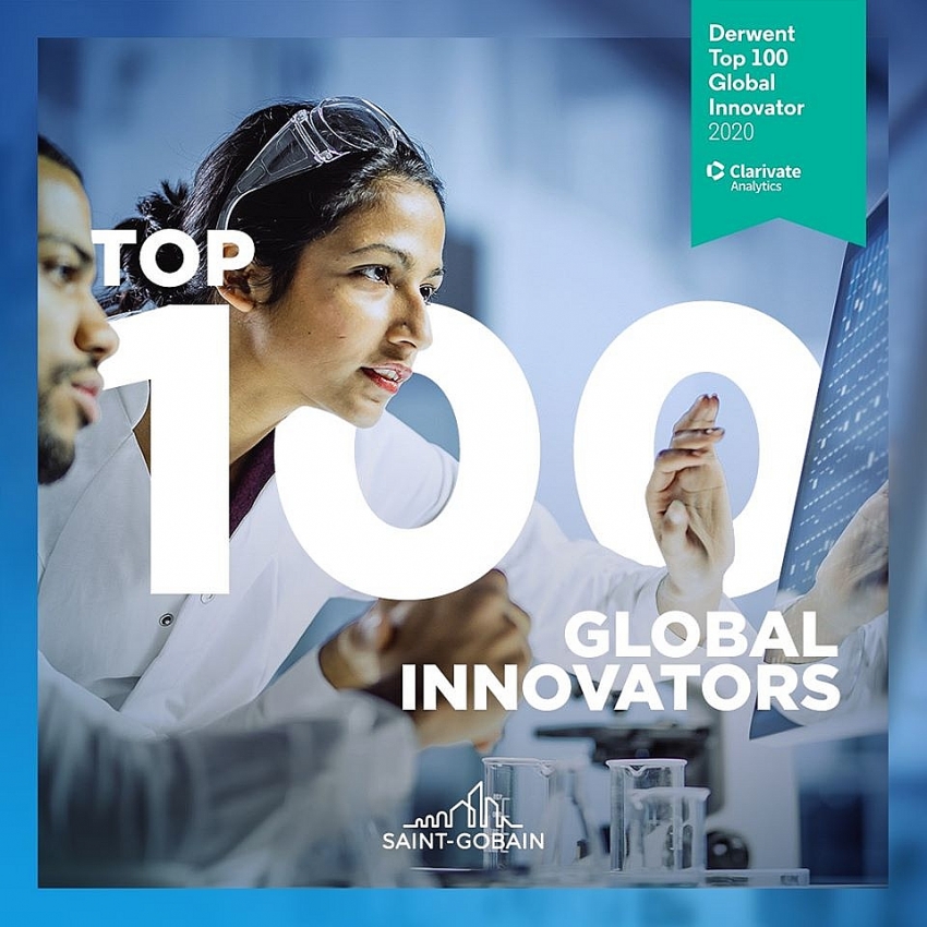 saint gobain once again in top 100 most innovative companies