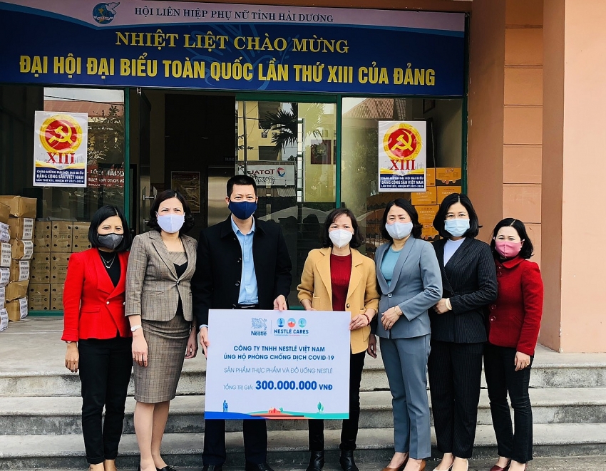 nestle vietnam supporting frontliners in fighting covid 19