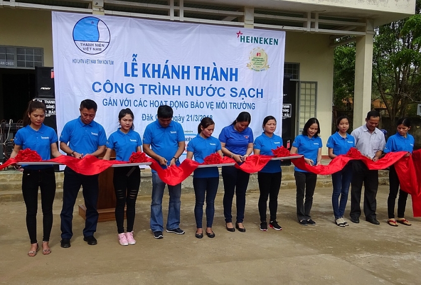 heineken vietnam continues community support in can tho and kon tum
