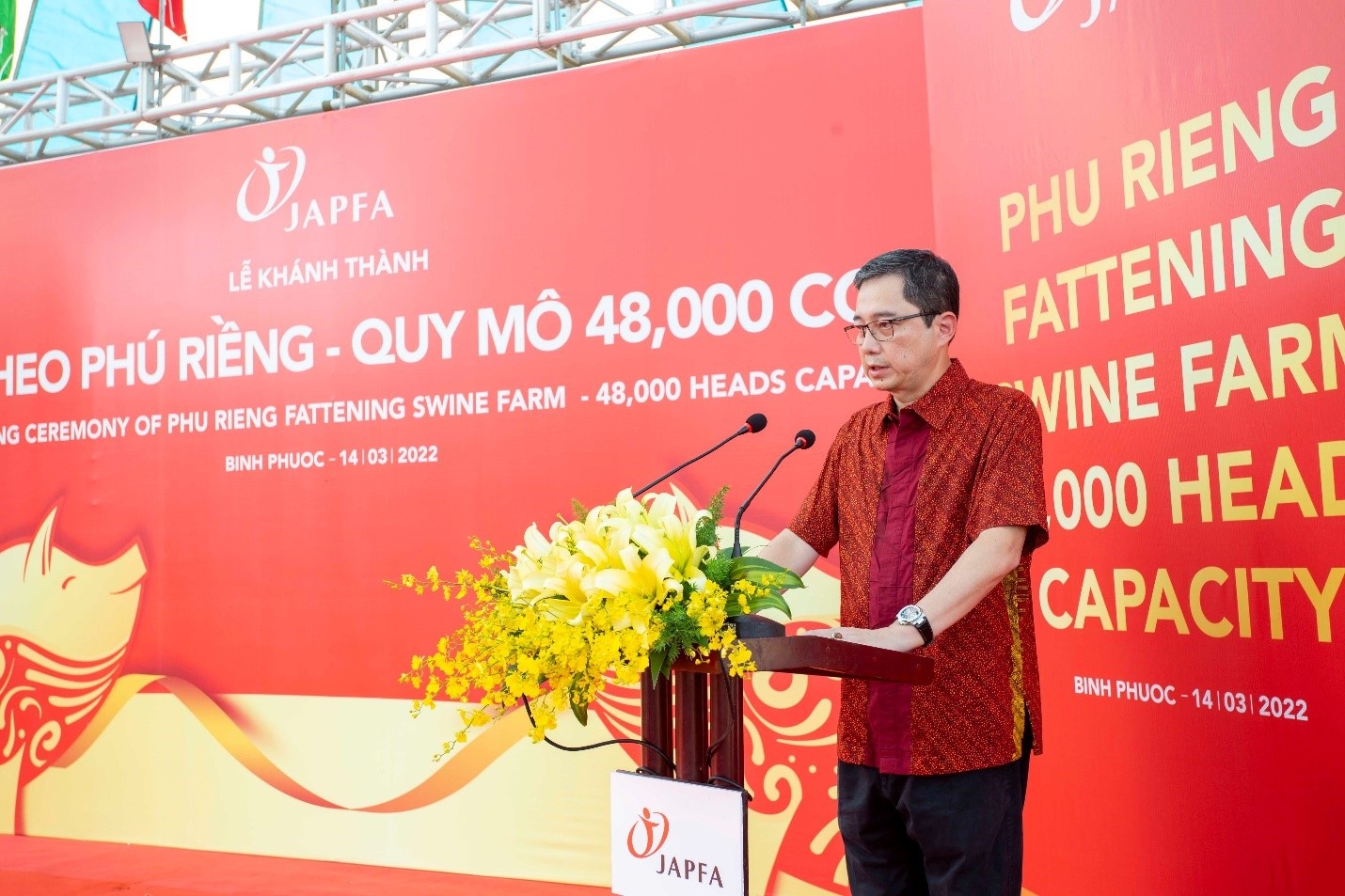 Japfa Vietnam inaugurates new fattening swine farm in southern region