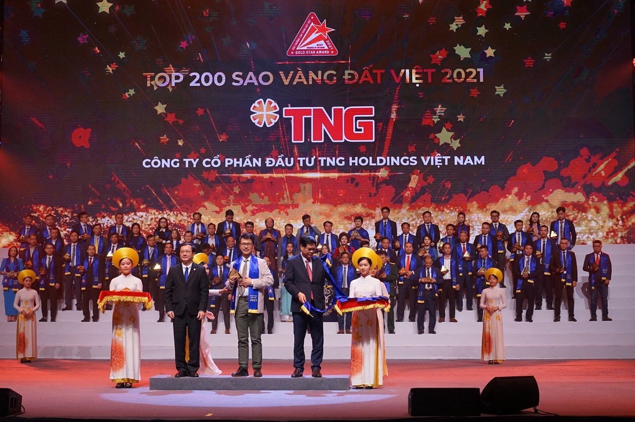 TNG Holdings Vietnam shines at Vietnam Gold Star Awards 2021