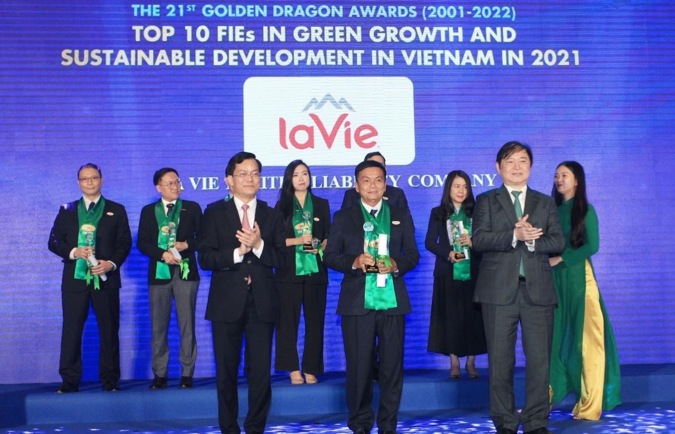 La Vie ranks in the top 10 most sustainable foreign-invested companies in Vietnam