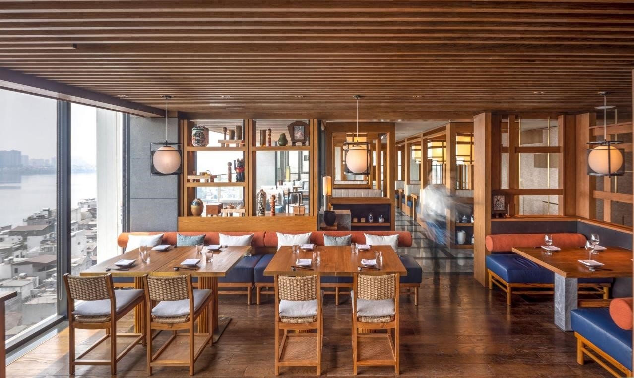 Brand-new Japanese dining concept embellished with West Lake views