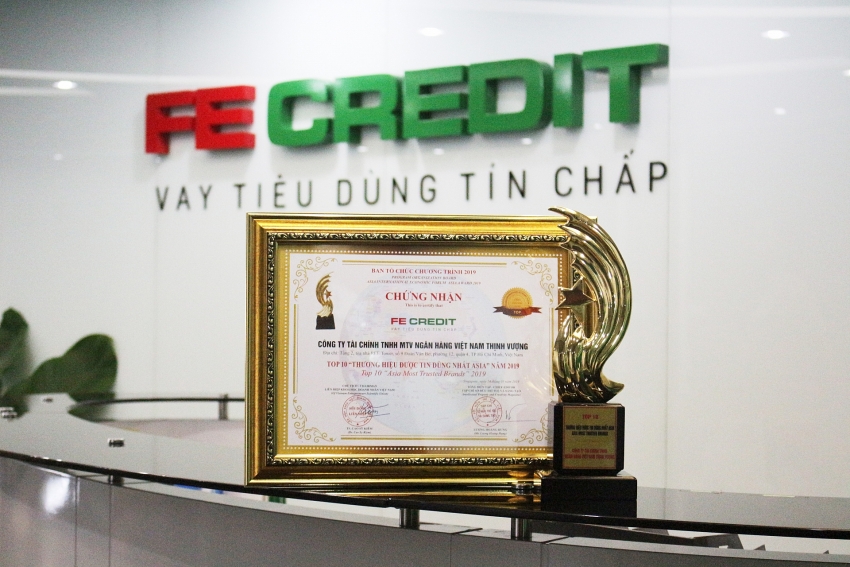 fe credit championed top 10 asias most trusted brands award