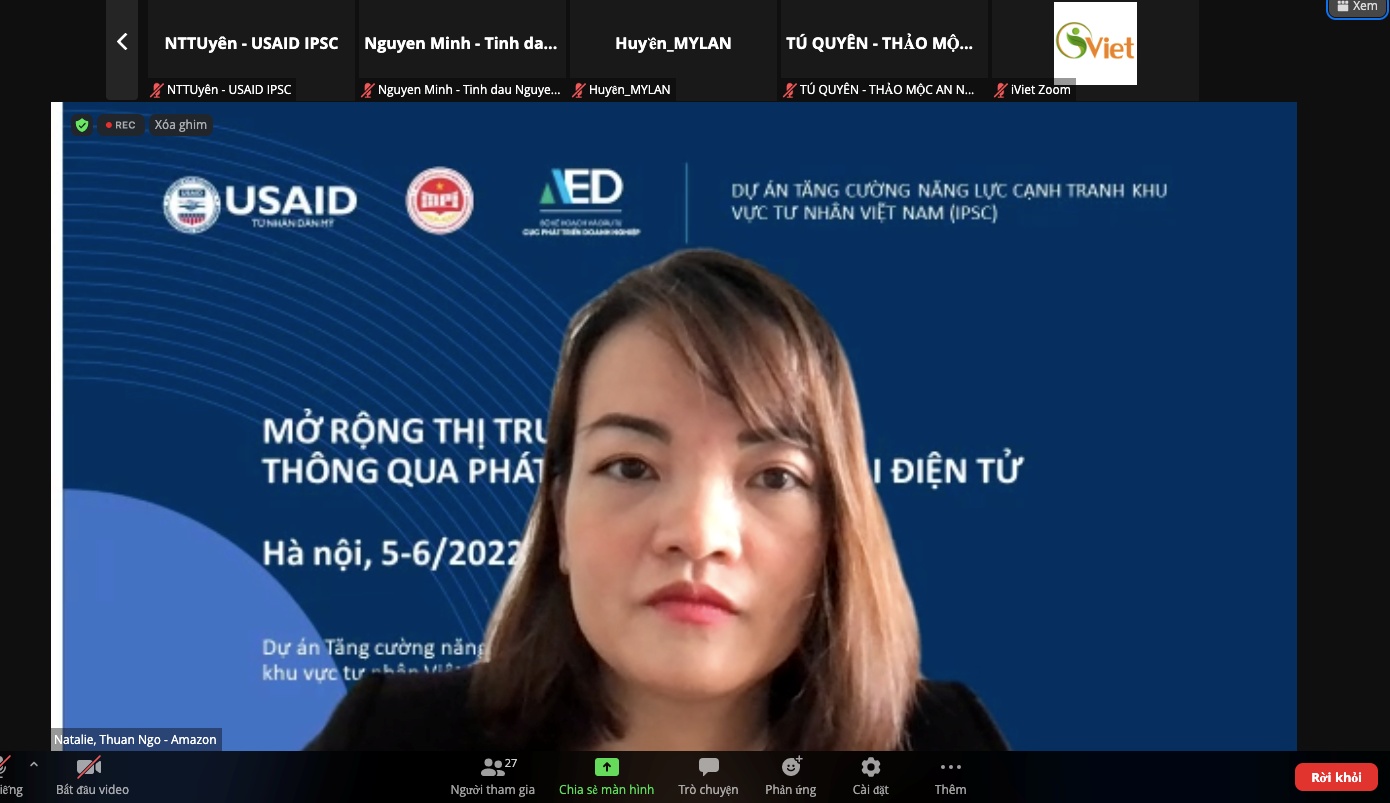 USAID IPSC Project connects Vietnamese enterprises with e-commerce giants