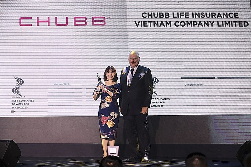 Chubb Life Vietnam honoured among Best Companies to Work for in Asia 2020 by HR Asia