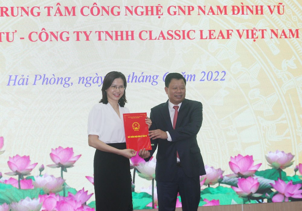 Nam Dinh Vu IP fully embraces logistics services and utilities