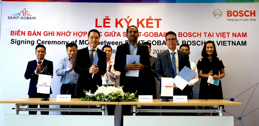 bosch vietnam signs partnership to provide power tools to saint gobain