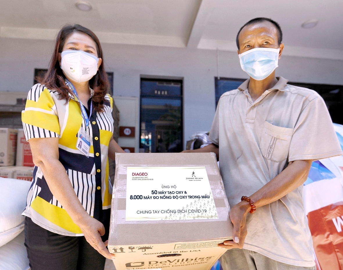 Diageo donates medical devices to support COVID-19 fight in Vietnam
