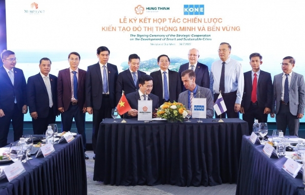 KONE Vietnam and Hung Thinh Corporation enhance smart and sustainable cities - Vimarsana News