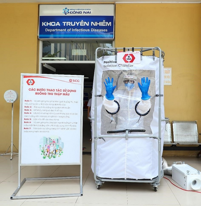 tpc vina donates positive pressure isolation chambers by scg to dong nai