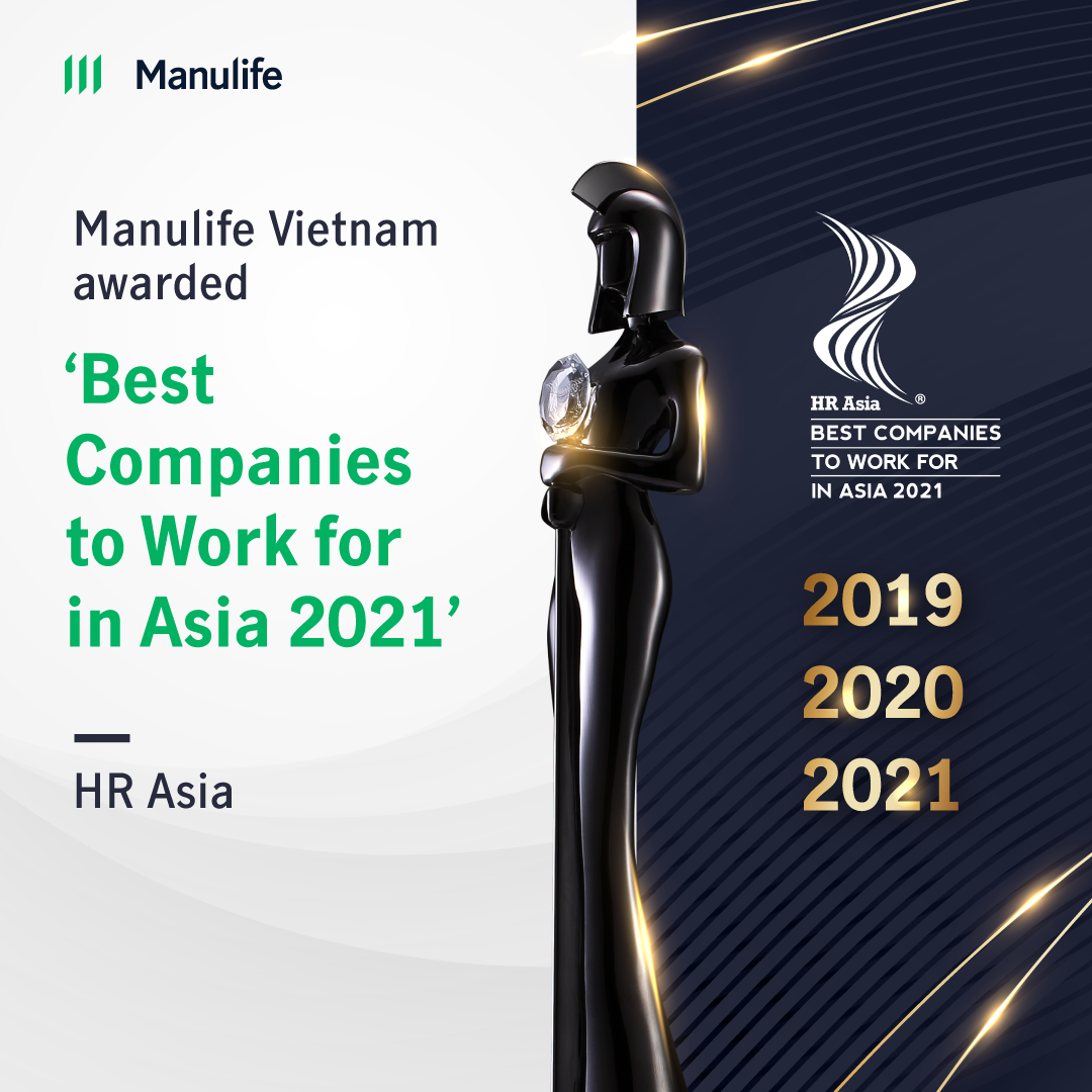 Manulife Vietnam awarded for encouraging employees to think, act and work differently