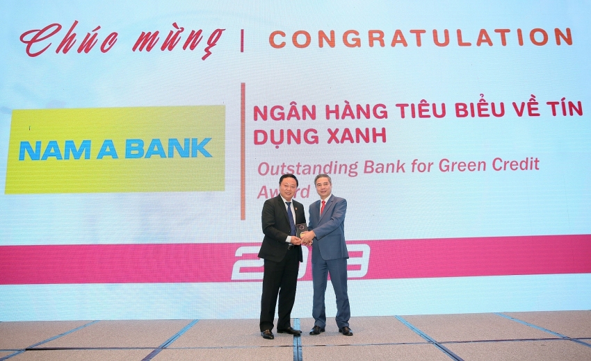 nam a bank champions outstanding bank for green credit award 2019