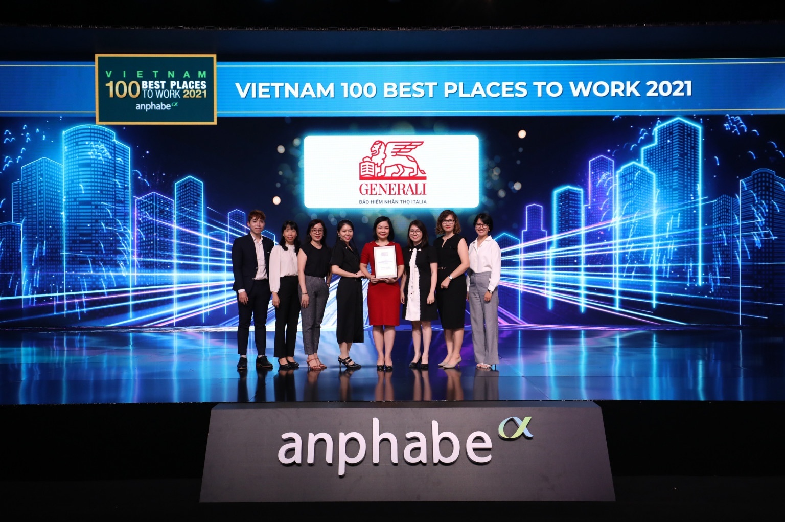 Generali named in Top 100 Vietnam Best Places to Work 2021