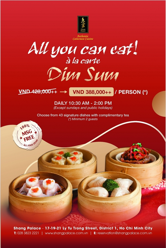all you can eat a la carte dim sum at shang palace