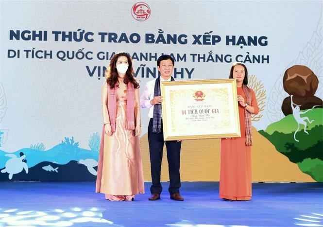 Prestigious awards for Nui Chua National Park and Vinh Hy Bay