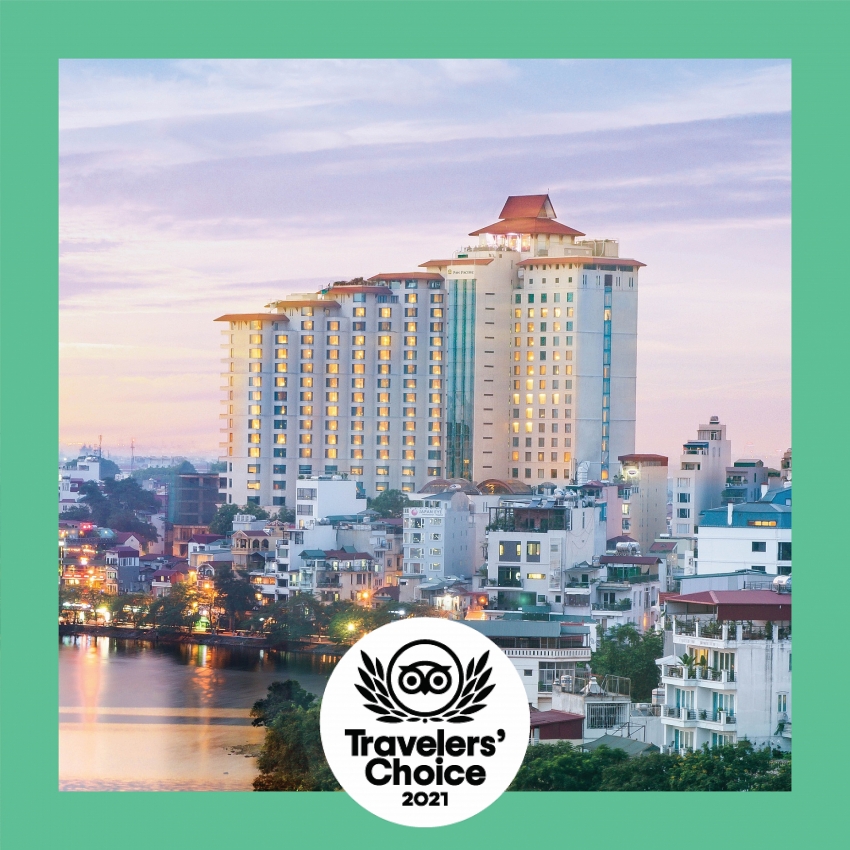 pan pacific hanoi wins 2021 tripadvisor travellers choice award